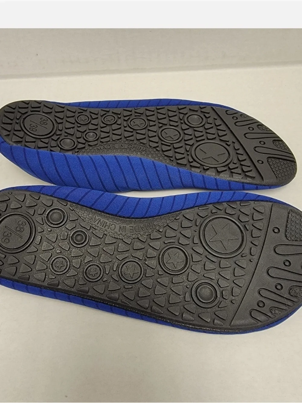 Blue Striped Water Shoes size 38/39
